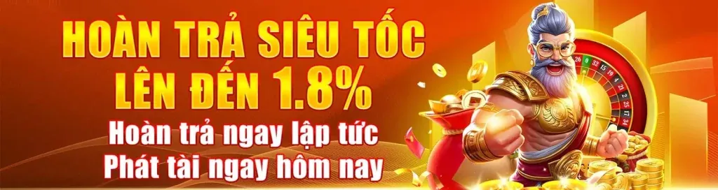 Hoàn trả hàng ngày tại casino vbet trang chủ